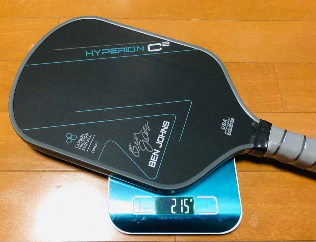 新品‼︎ ベンジョンズ ハイペリオンC2 ピックルボール パドル　215g