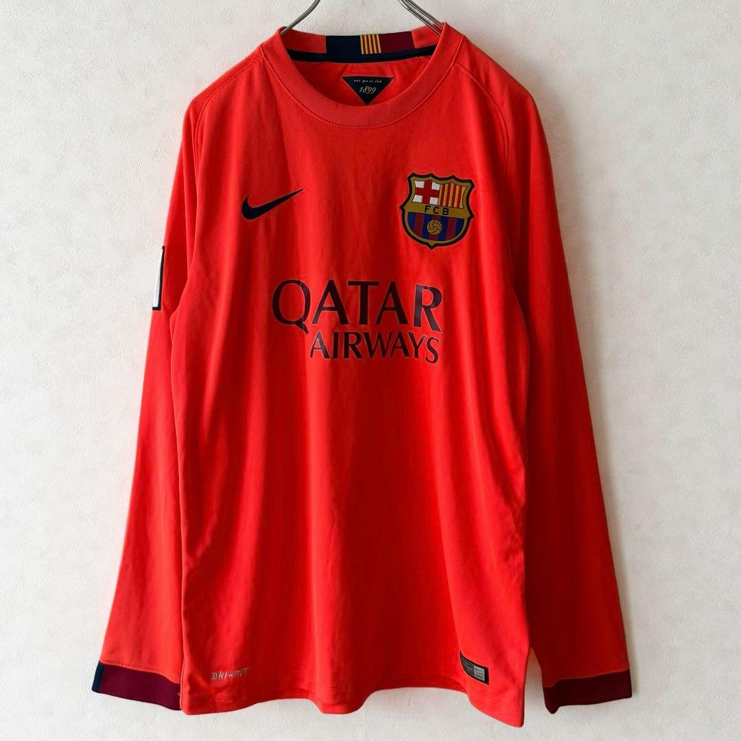 NIKE ナイキ バルセロナ 長袖 ユニフォーム 2014