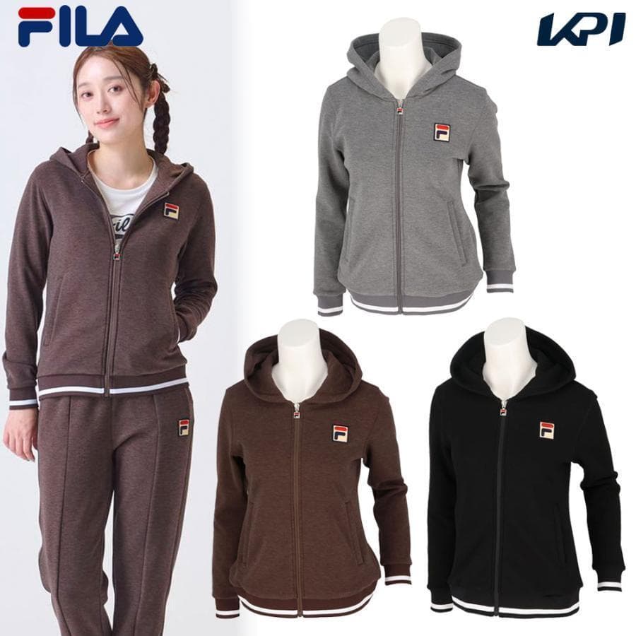 フィラ　FILA　テニスウェア　レディース　フルジップパーカー　L　グレー　新品