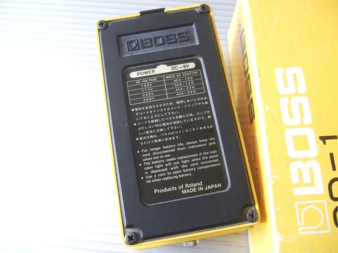 美品 発売初年度初月 BOSS OD-3 Overdrive
