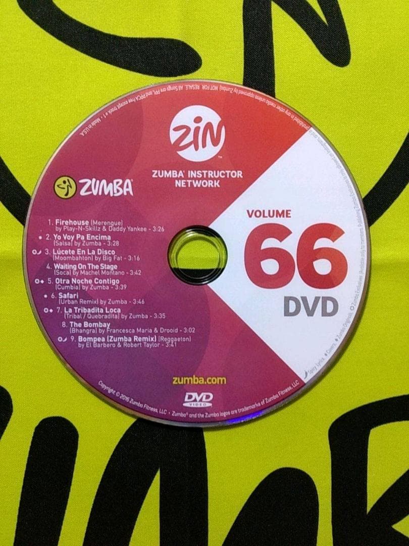 ZUMBA　ズンバ　ZIN66　CD＆DVD　インストラクター専用　希少品
