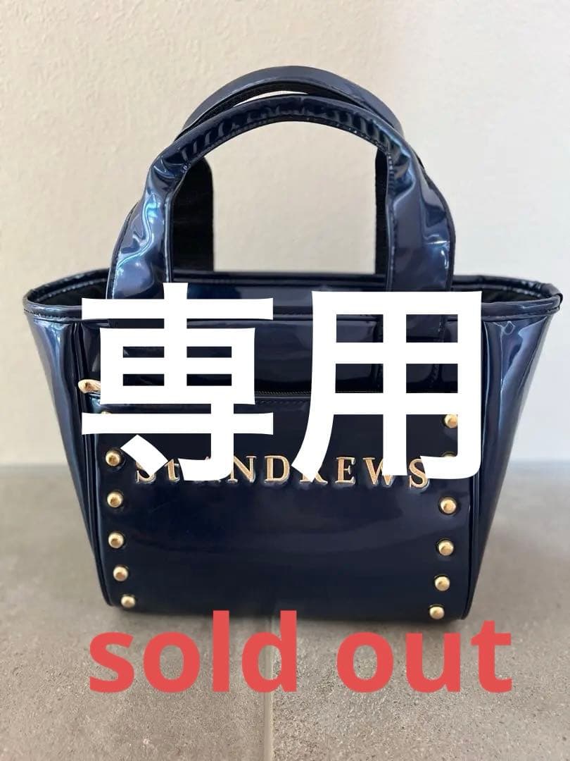 未使用 St Andrews ネイビー カートバッグ セントアンドリュース