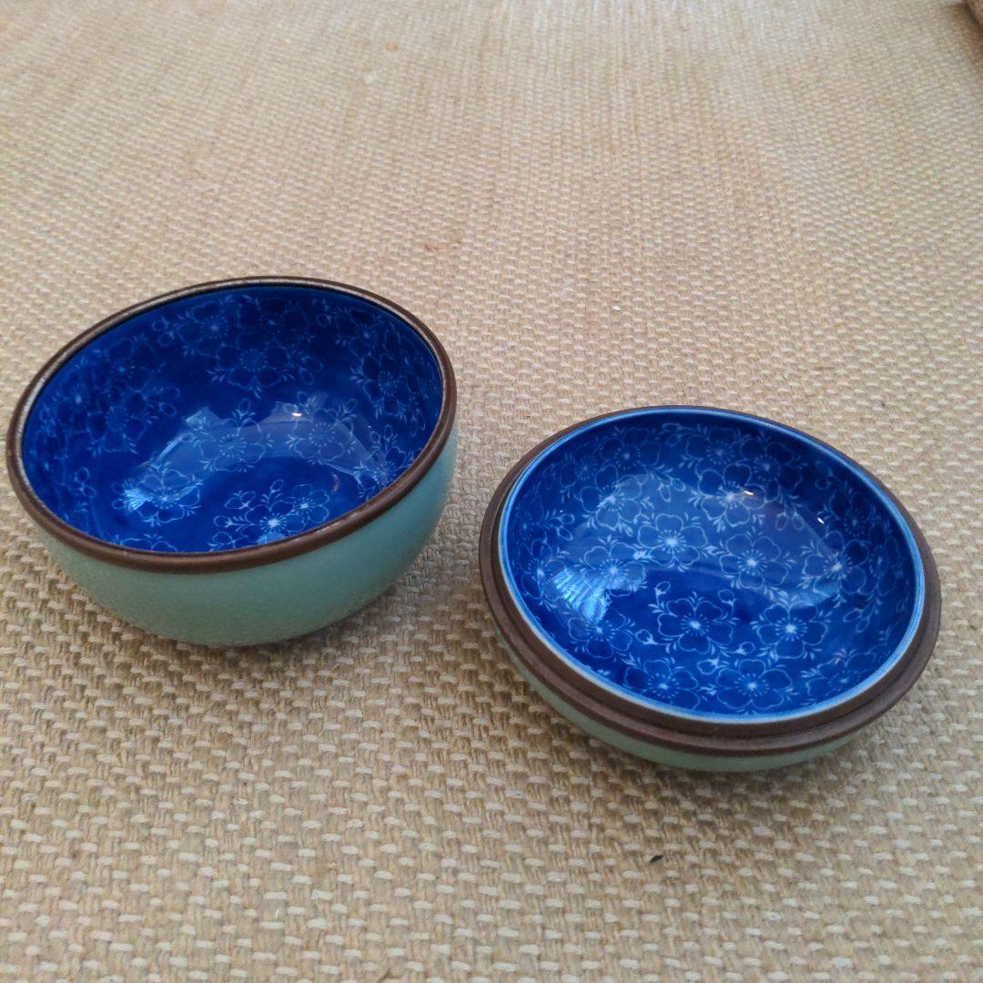 宮内庁御用達有田焼深川製磁　青磁ボンボン菓子入れ　13cm　希少品