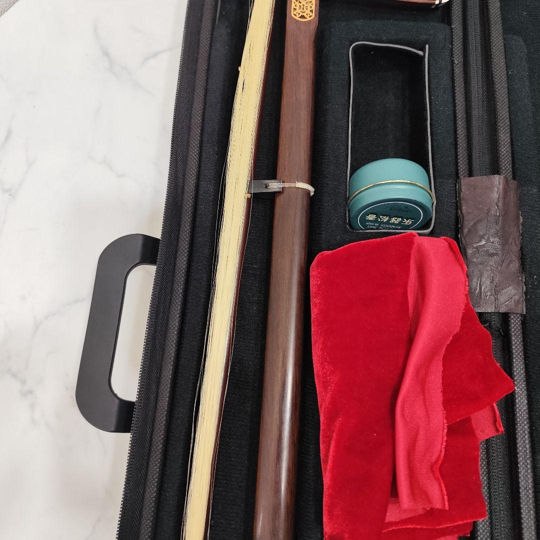 二胡 名師堂 紅木精品 ヘビ革 萬其興製 弦楽器 中国