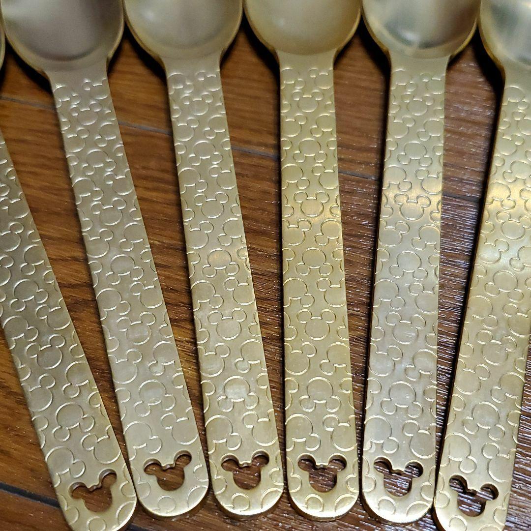 【新品】ミッキー柄　ゴールド　スプーン　ディズニー×Francfranc