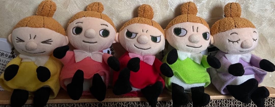 ムーミンショップ限定 いちごのようなリトルミィ きょうだいたち マスコット