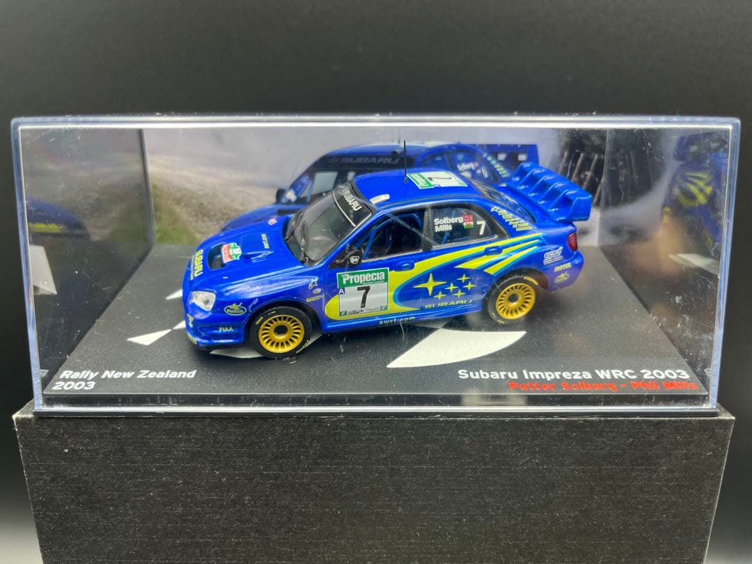 WRC ミニカー スバル インプレッサ 4台セット おまけ4台付き