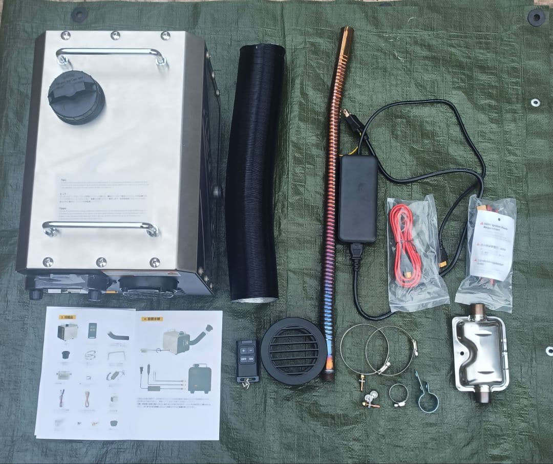 BougeRV一体型FFヒーター DC 12V/24V 低燃費