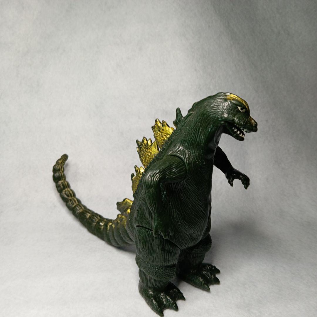 山勝 ゴジラ と アンギラス 怪獣ソフビ 当時物
