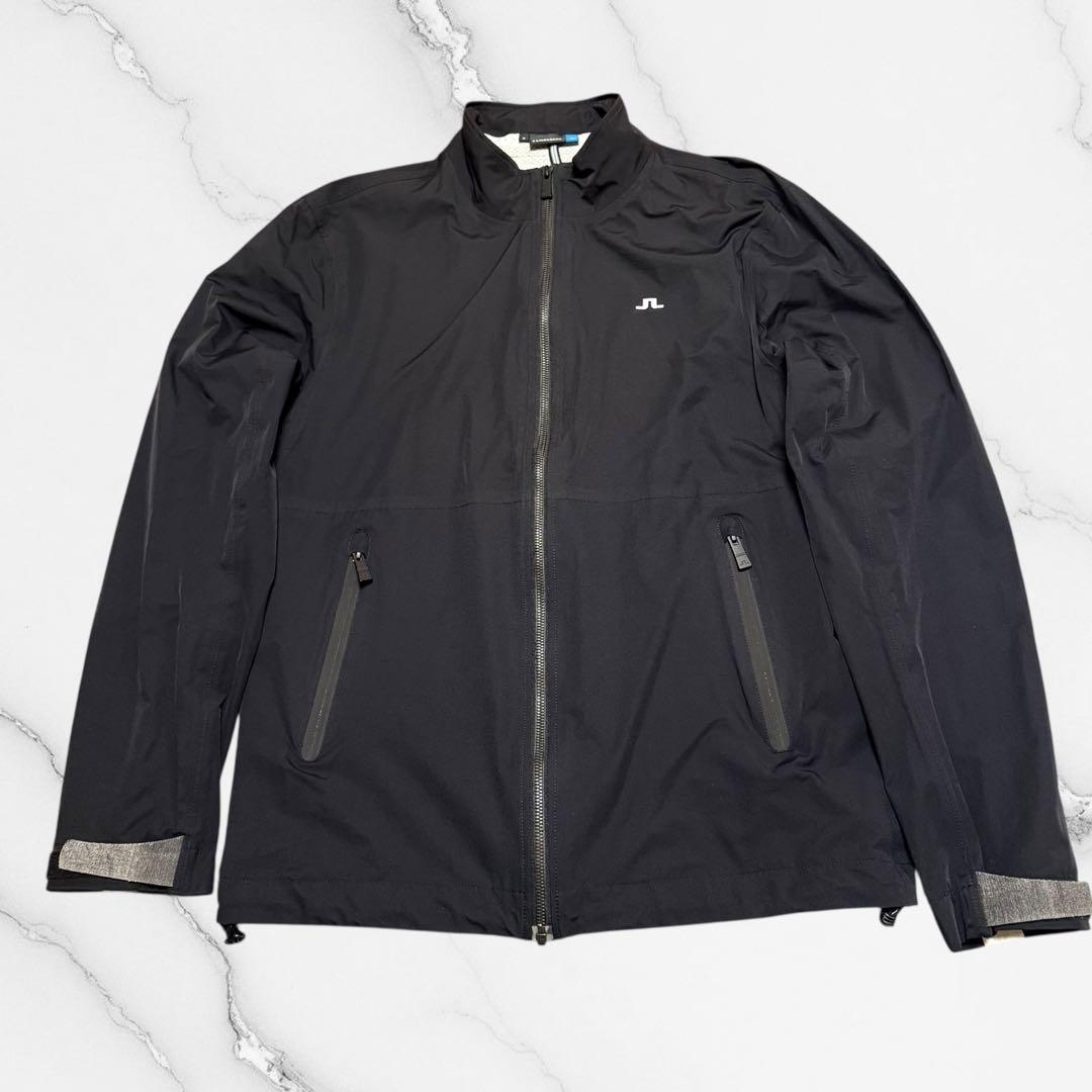 Jリンドバーグ J.LINDEBERGバックブリッジ　ジャケット サイズM 黒白