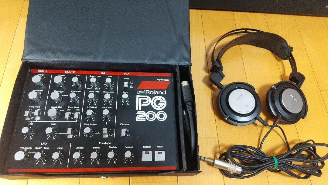 【美品】Roland JX-3P PG200 シンセサイザー ハードケース付き