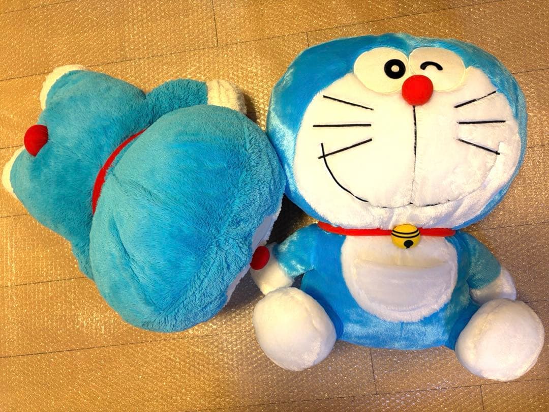 特大サイズ55cm☆ふわもちドラえもん ぬいぐるみ2点
