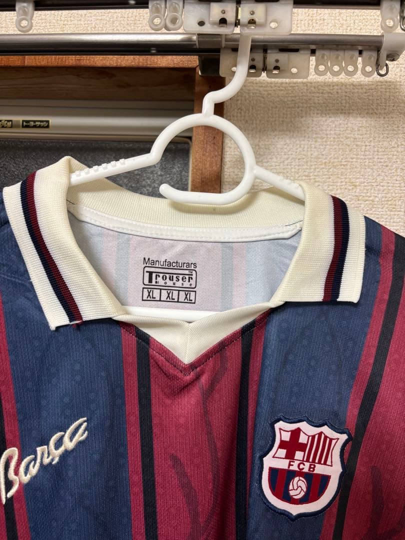 FC Barcelona ストライプ柄ジャージ XL