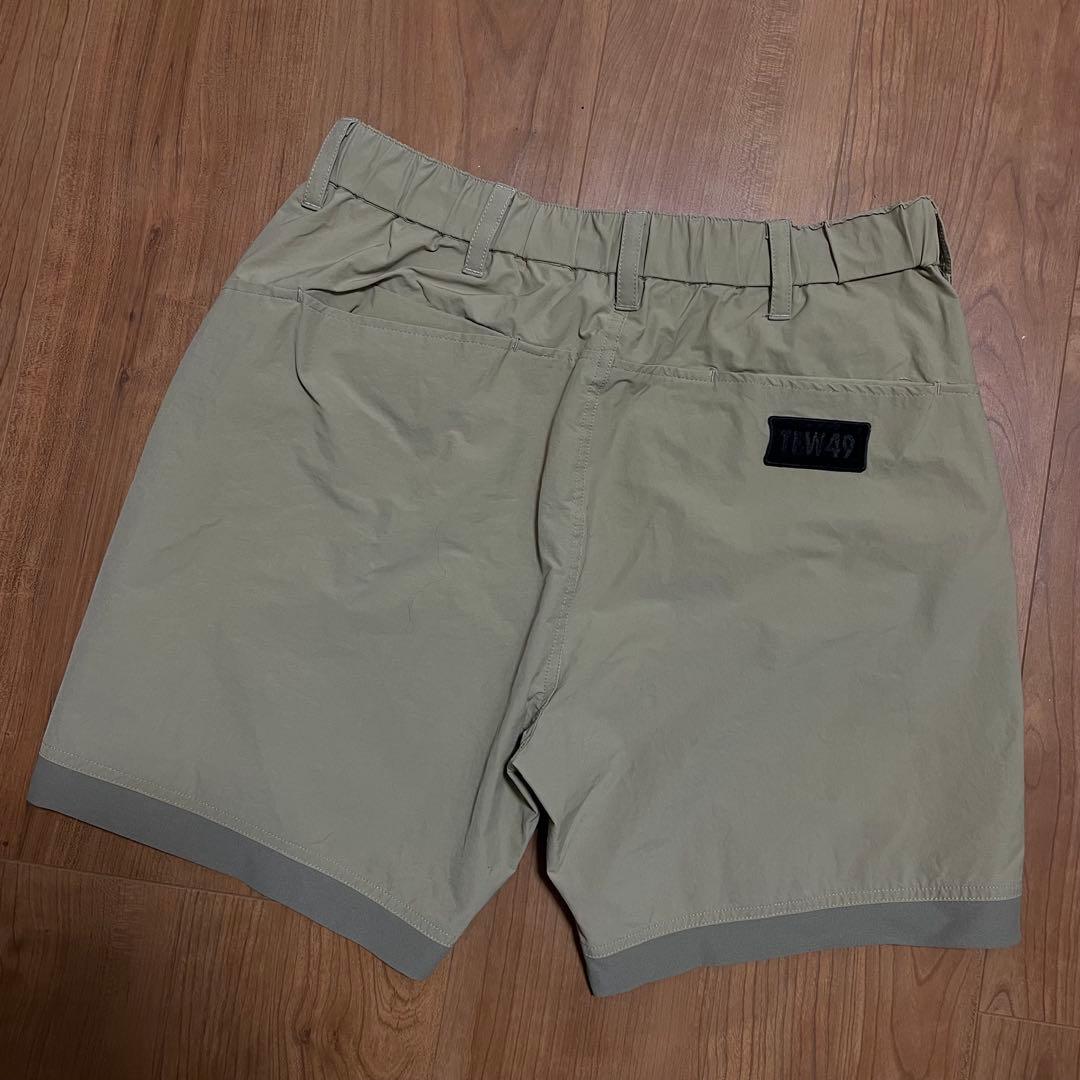 TFW49 セットアップ　ベージュ　L シャツ　ハーフパンツ　ゴルフ