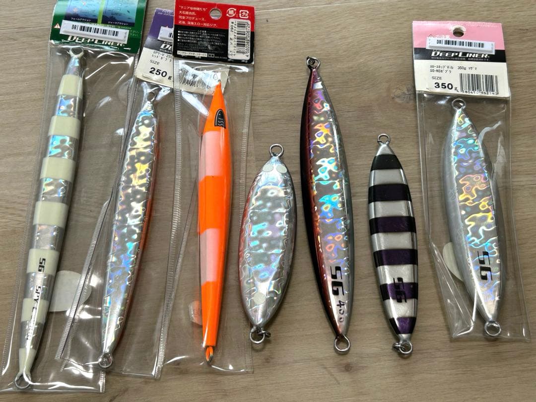 ディープライナー　ジグセット③DEEPLINER スーパーグロー多数！