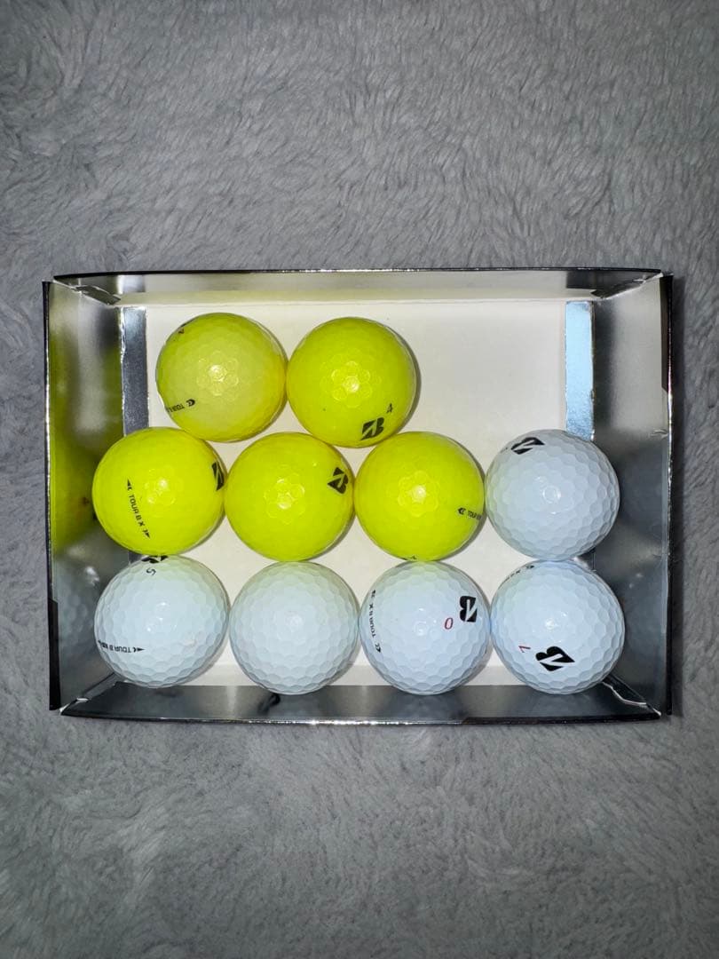 【美品】ブリヂストンTOUR B XS・TOUR B X混合ロストボール 94球