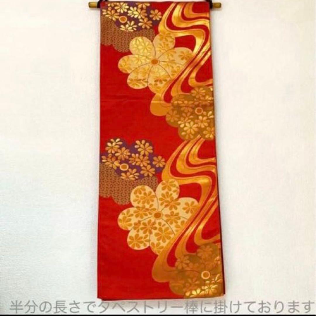 ✴️ひな祭り　テーブルランナー　兼タペストリー　新品❣️正絹　帯地　大　ハンドメイド