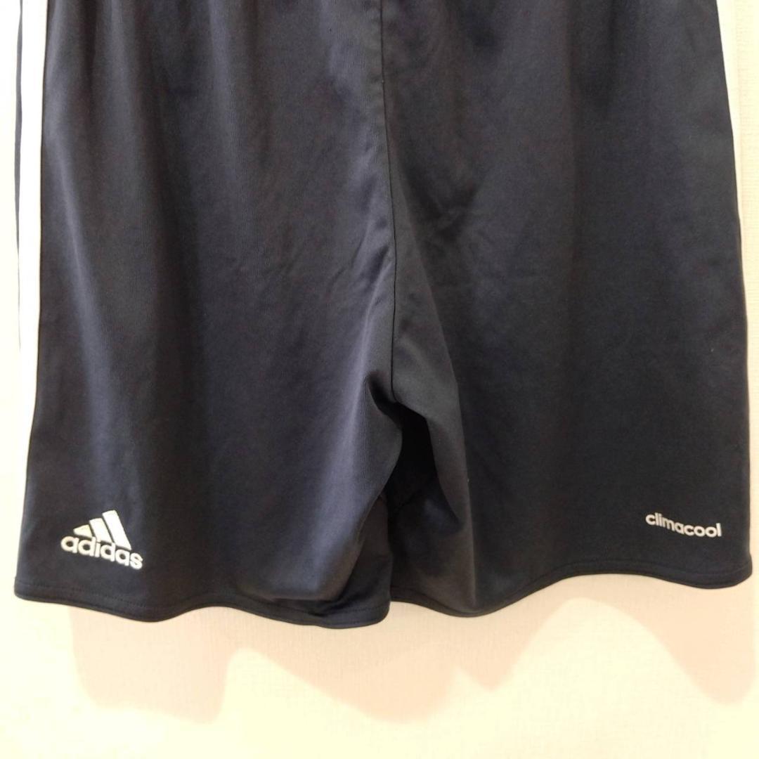 adidas アディダス メンズ ハーフパンツ ストライプ サッカー グレー F