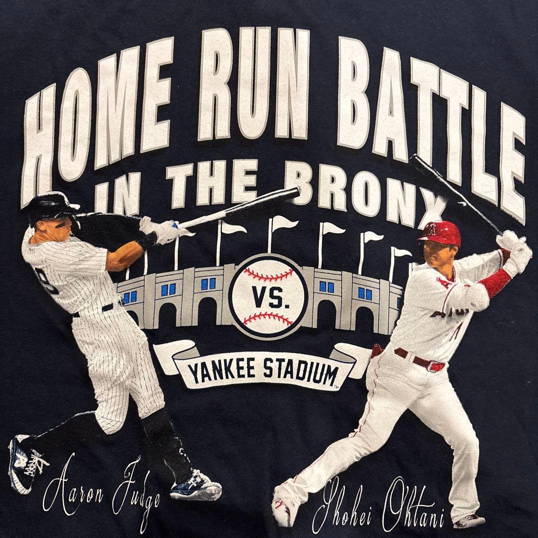 ヤンキースタジアム限定　アーロン・ジャッジ　大谷翔平　ホームランバトルTシャツ