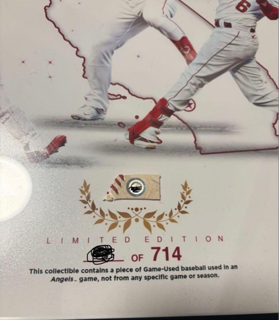 大谷翔平 実使用 エンゼルス 限定 MLB fanatics