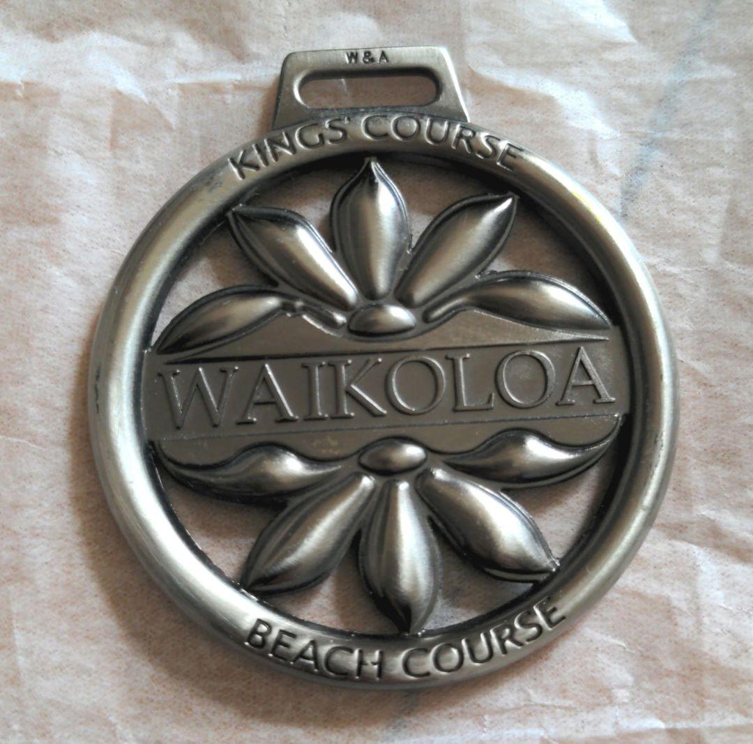 ハワイ島 WAIKoloaワイコロア　ハーフ ジップアップポロシャツとプレート