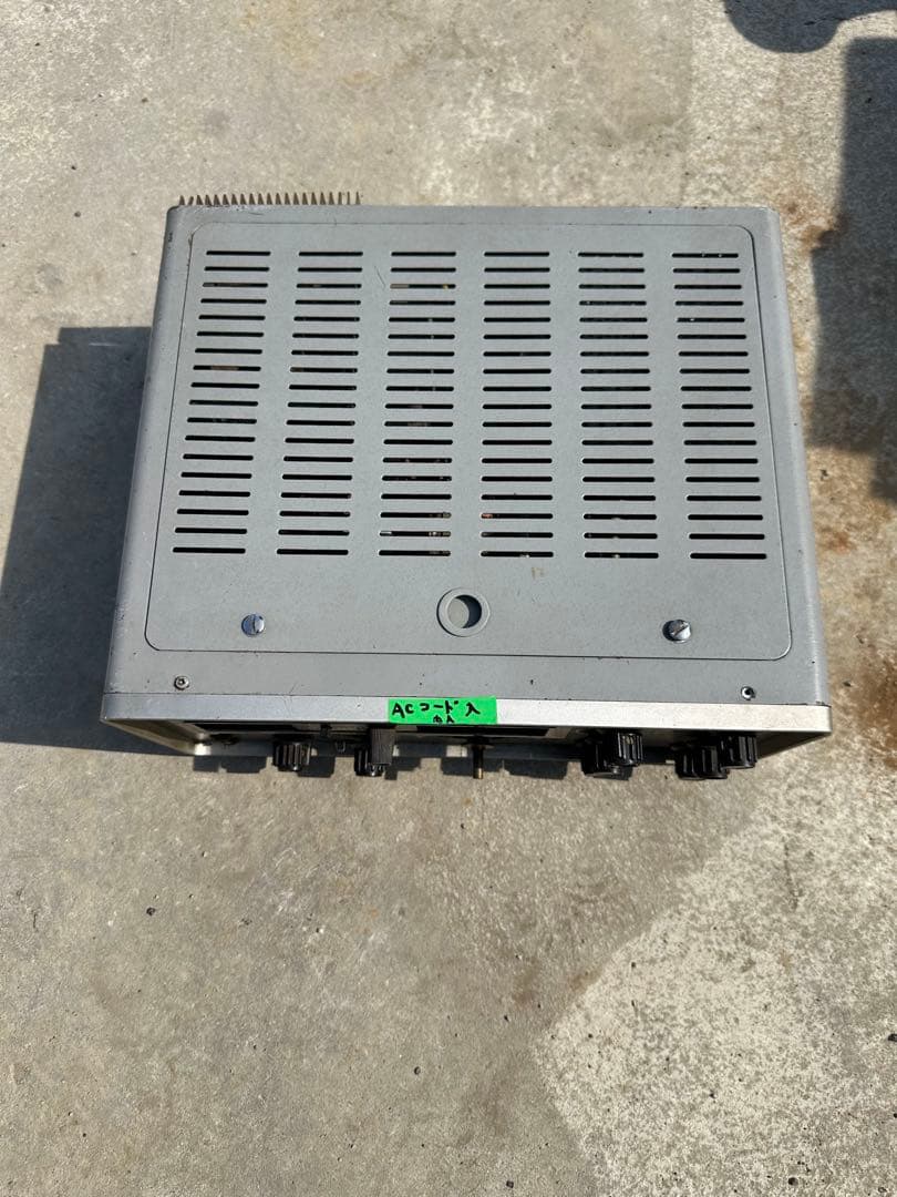 【現状品】YAESU TRANSCEIVER FT-101ZD 通電動作確認