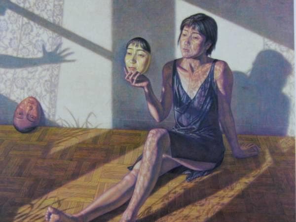 稲垣孝二、午後、超希少画集画、高級額装付