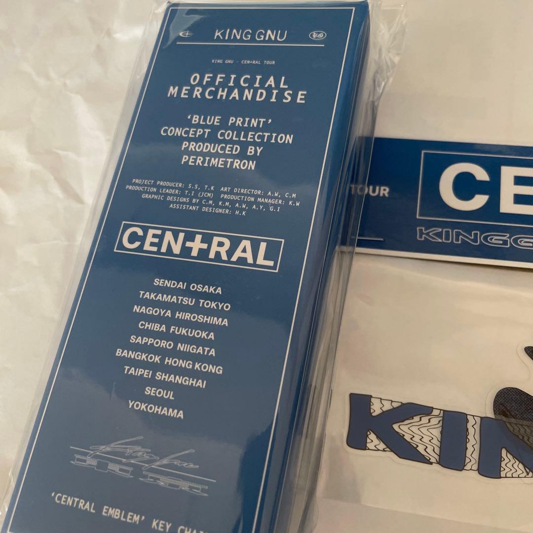 KING GNU CEN+RAL ステッカー　シルバーキーホルダー