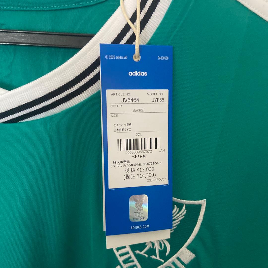 【正規品】リヴァプールFC 25/26 3rd 長袖ユニフォーム2XL 完売
