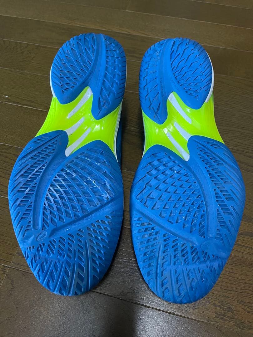 ASICS バレーボールシューズ ブルー27.0ケースおまけ付き