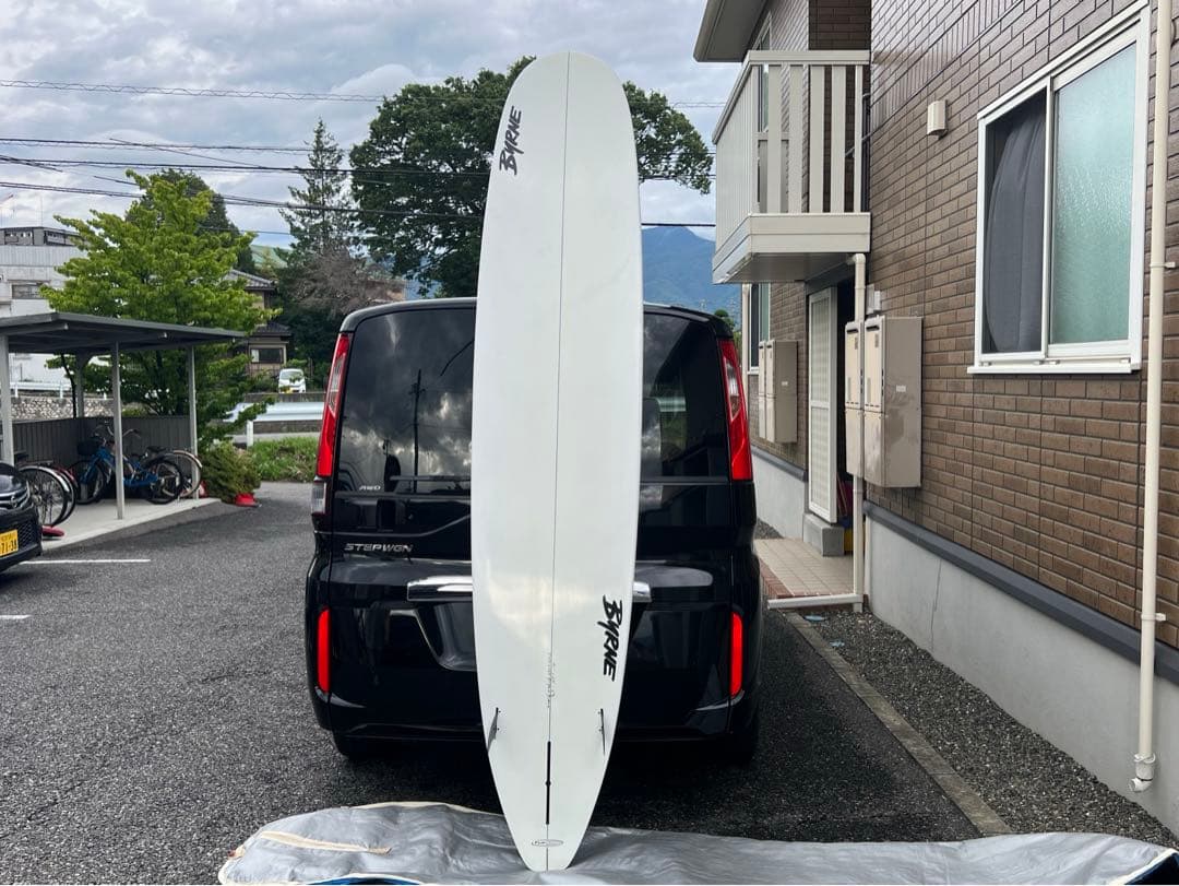 ロングボード　BYRNE 9'1 ワックス不要 タフライト　ケースおまけ