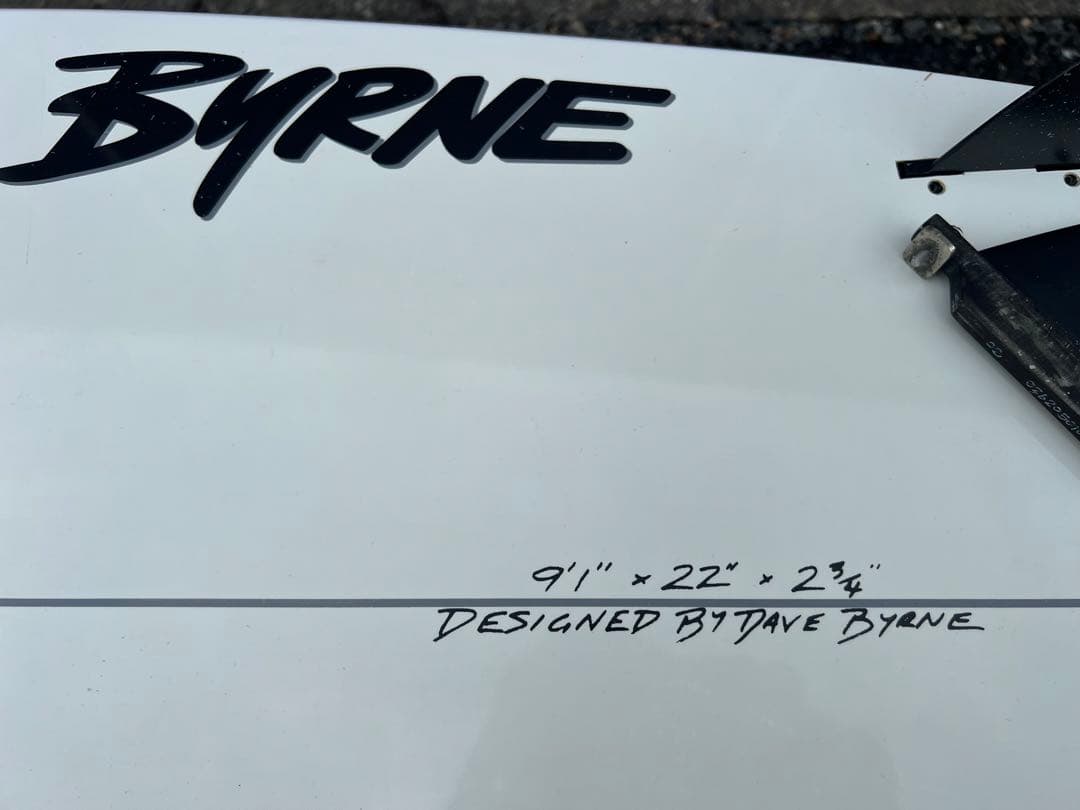 ロングボード　BYRNE 9'1 ワックス不要 タフライト　ケースおまけ