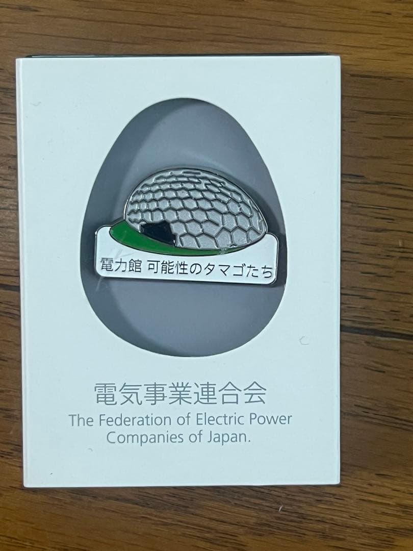大阪・関西万博　電力館 アクリルLEDスタンド＋ 限定ピンバッジ2点