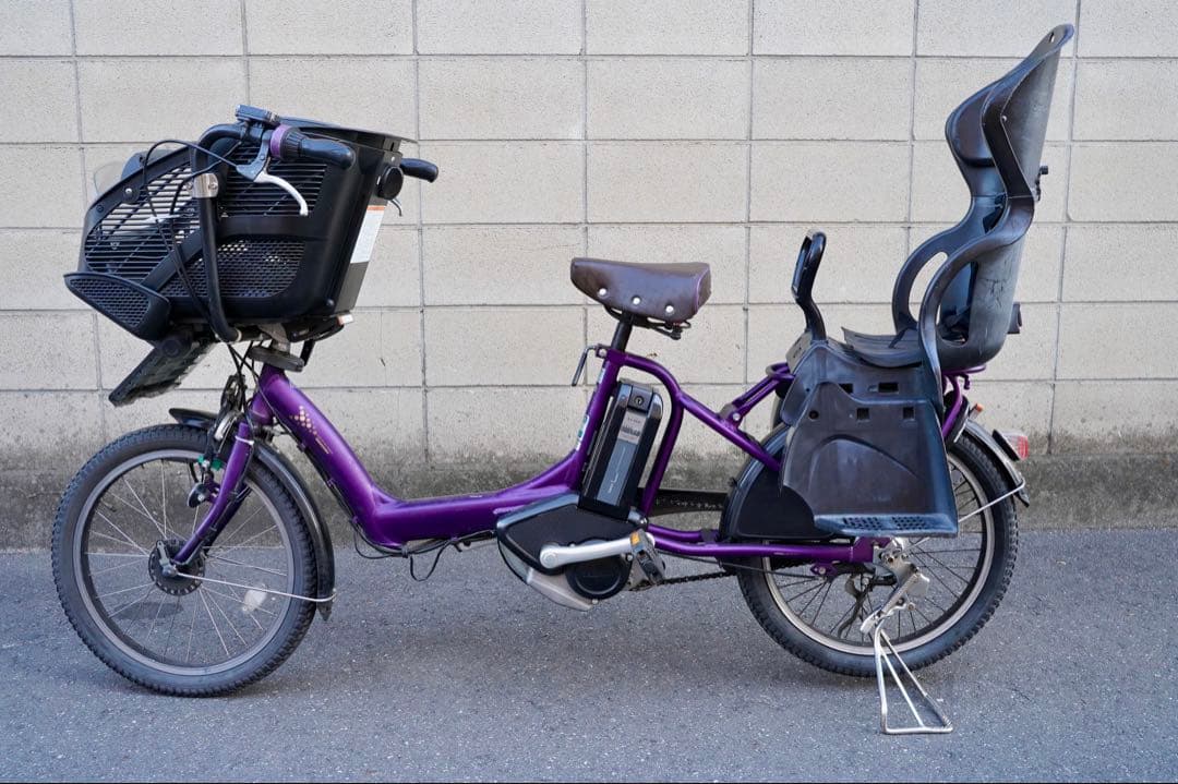 電動自転車 ブリヂストン 20インチ 子供乗せ アシスト 中古 9120703