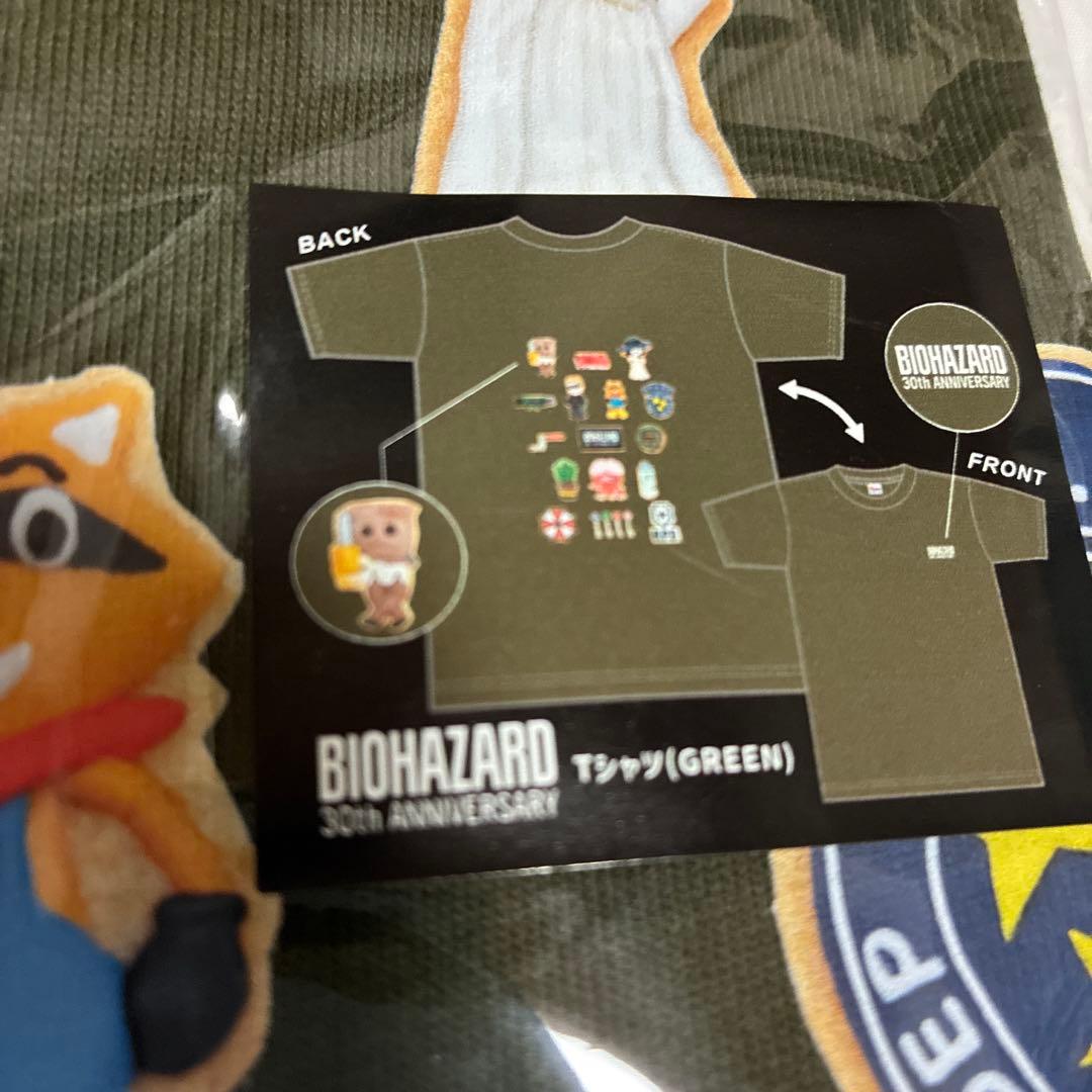 BIOHAZARD 30th Anniversary T-Shirt グリーンL