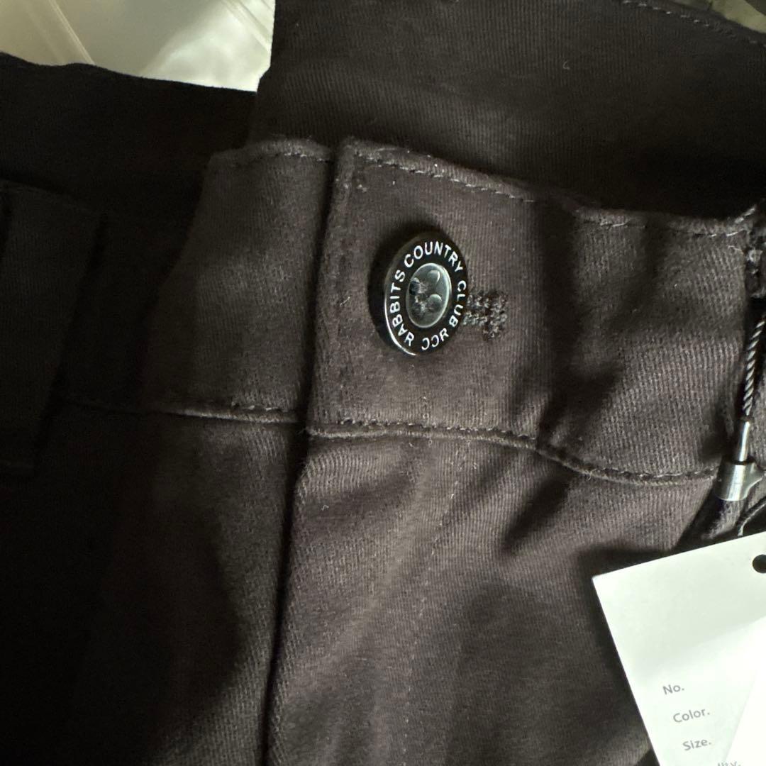完売品　黒M FR2 GOLF 春夏　メンズ　刺繍ロゴ　ストレッチパンツ