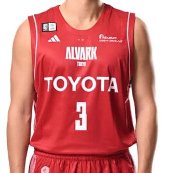 アルバルク東京／2025-26ファンユニフォーム テーブス海選手 Ｌサイズ