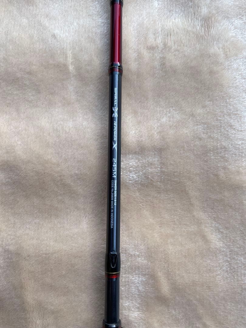 シマノ　19エンゲツエクスチューン 一つテンヤマダイ245M 中古美品　炎月