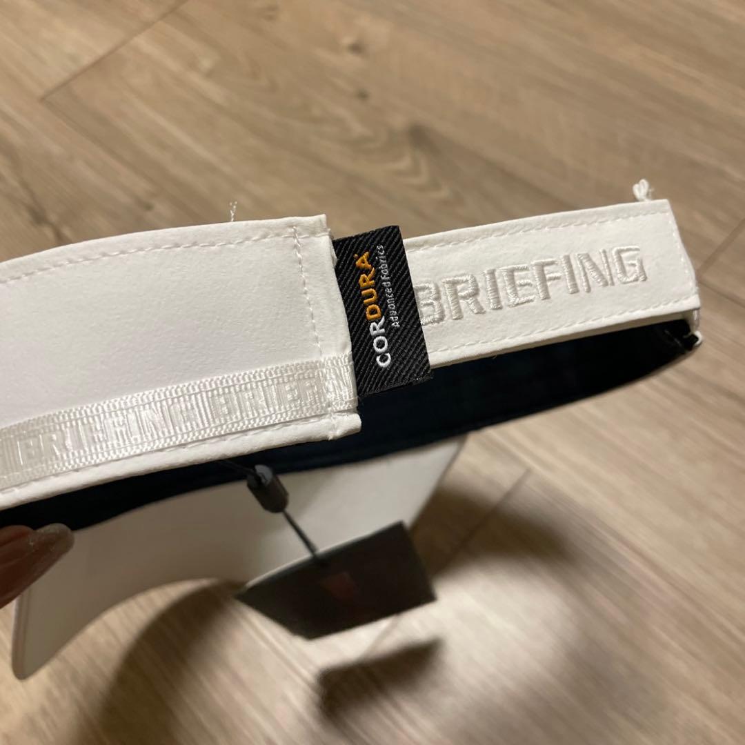【新品】BRIEFING ブリーフィング サンバイザー ホワイト ゴルフ