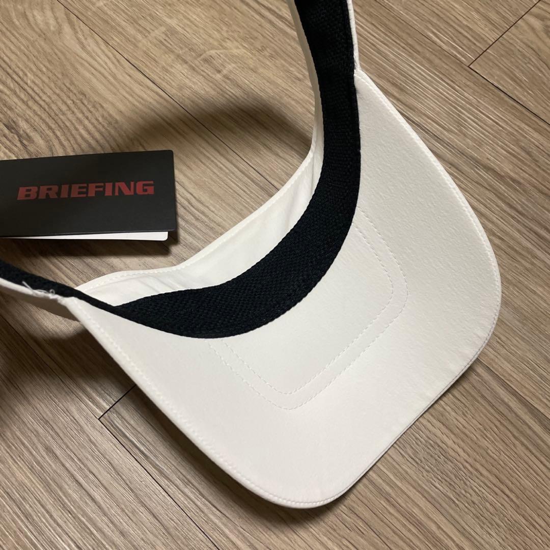 【新品】BRIEFING ブリーフィング サンバイザー ホワイト ゴルフ