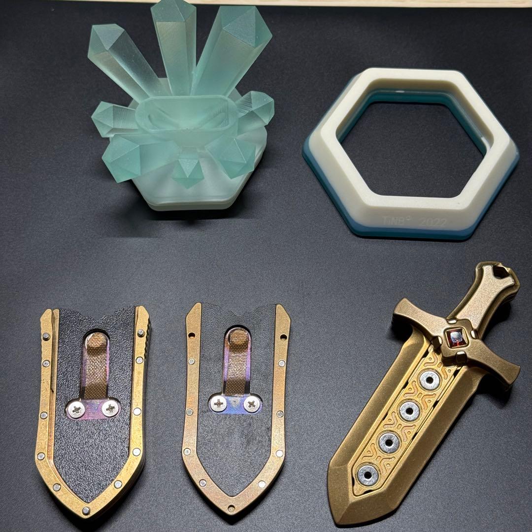 聖剣　ブロンズ(青銅)製 フィジェットトイ　EDC 値下げ不可　fidget
