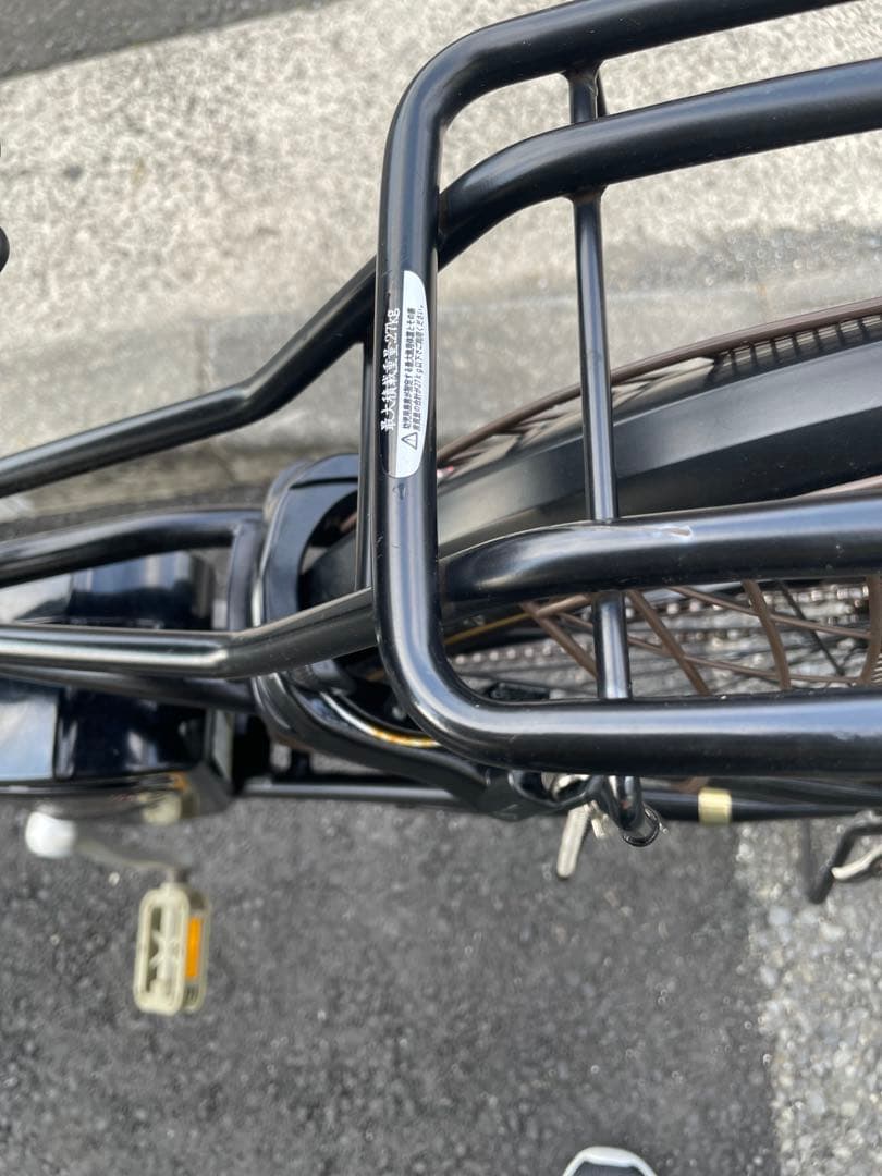 電動アシスト自転車 シティタイプ 黒　2024年製