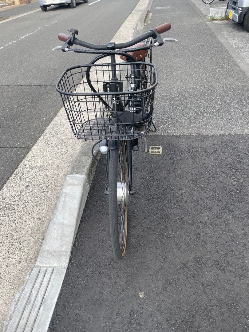 電動アシスト自転車 シティタイプ 黒　2024年製