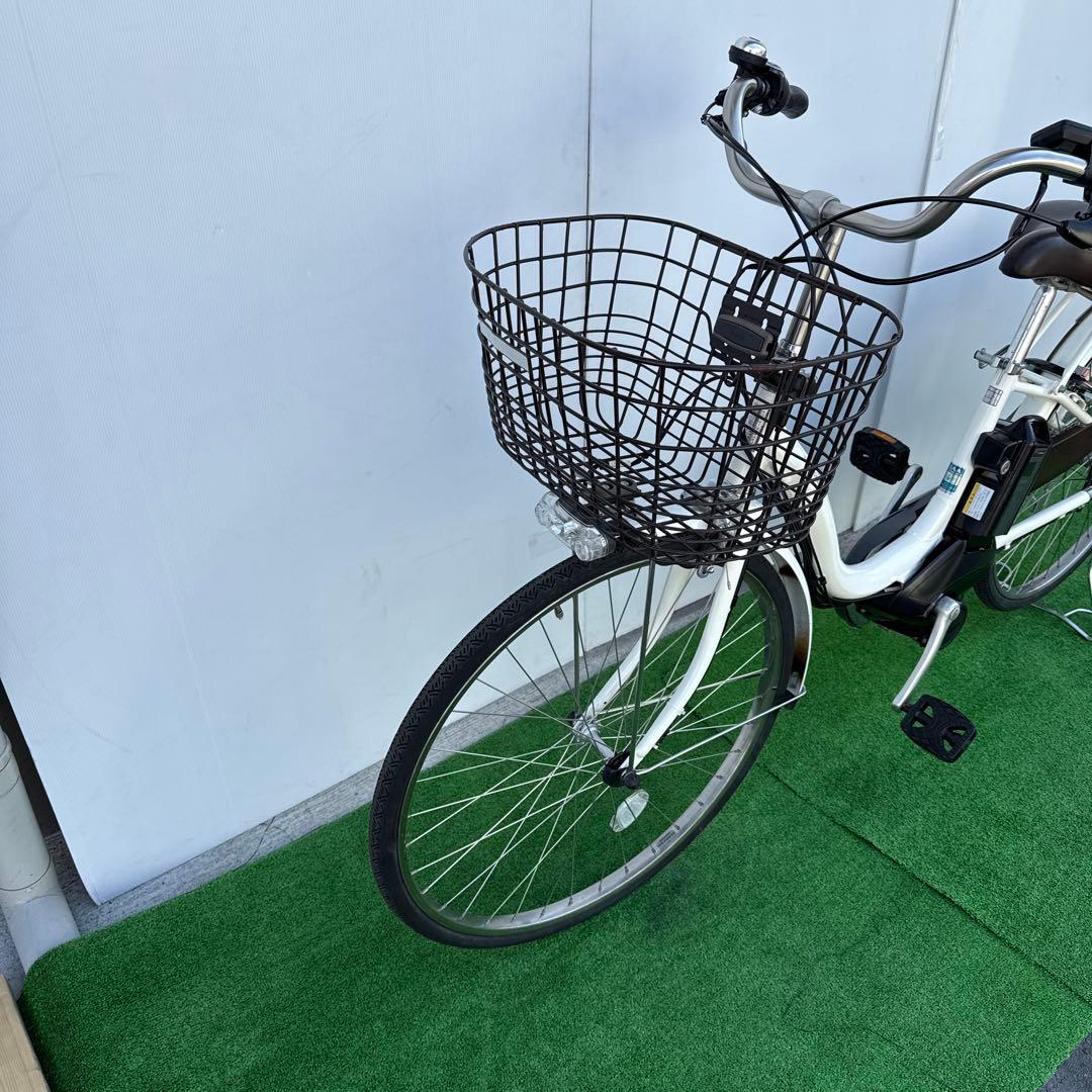 YAMAHAヤマハ電動アシスト自転車26インチ ホワイト 12.3Ah