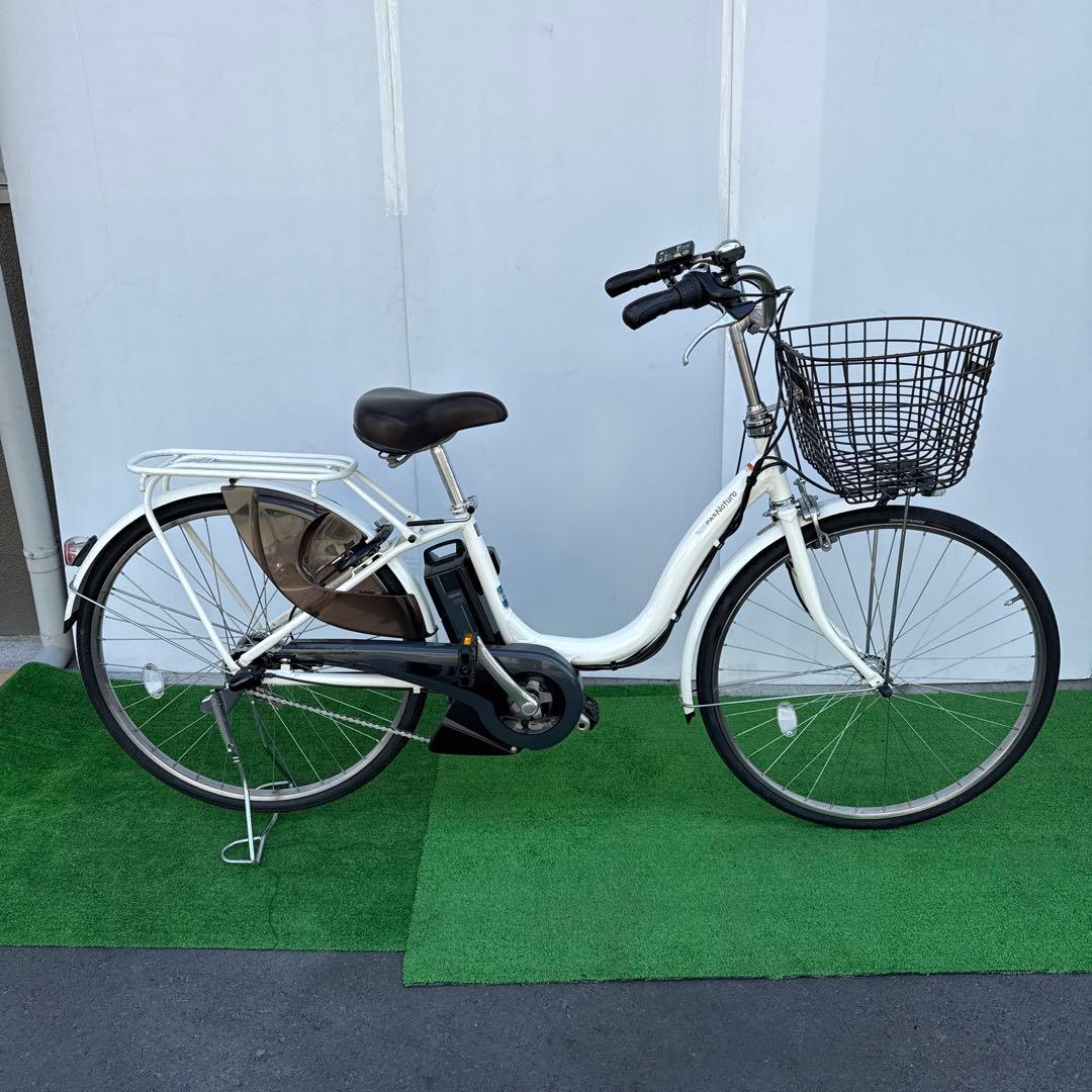 YAMAHAヤマハ電動アシスト自転車26インチ ホワイト 12.3Ah
