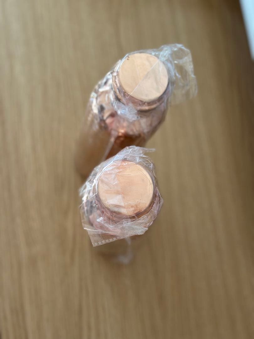 銅製ハンマード水筒 2個セット