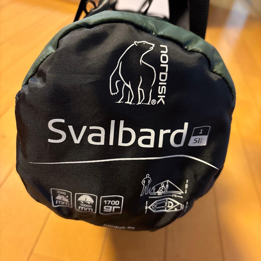 ノルディスク スバールバル 1 SI ＆フットプリント　中古品/キャンプ/テント