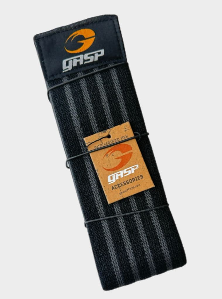 ウエイトトレーニング Knee wraps grey