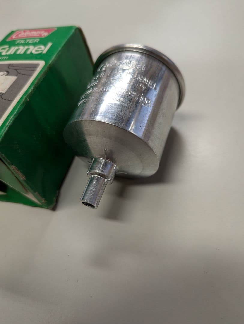 保管品　COLEMAN NO.0 FILTER FUNNELフューエルファネル