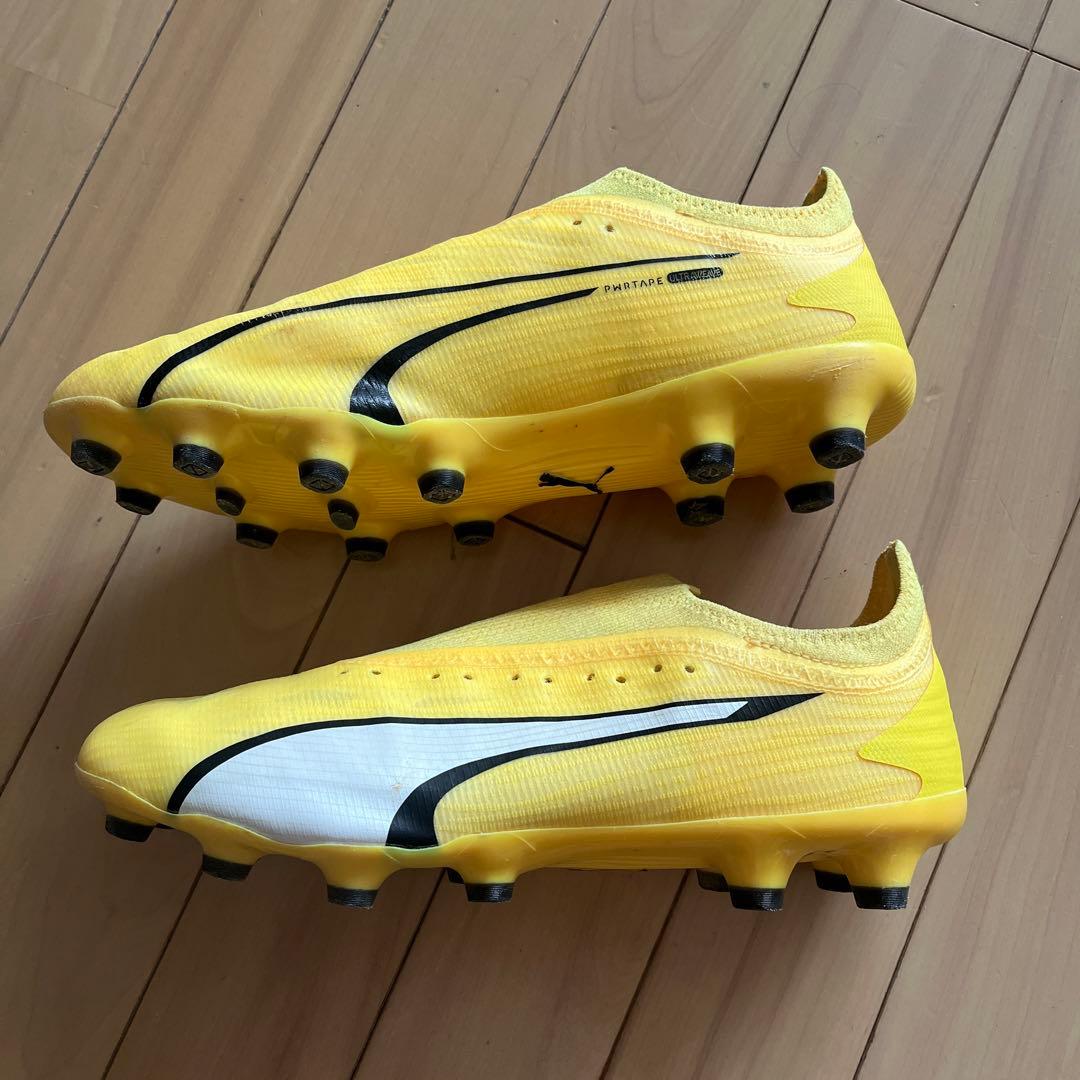 PUMAプーマサッカー スパイクシューズ 26㎝ 黄 ウルトラ アルティメット